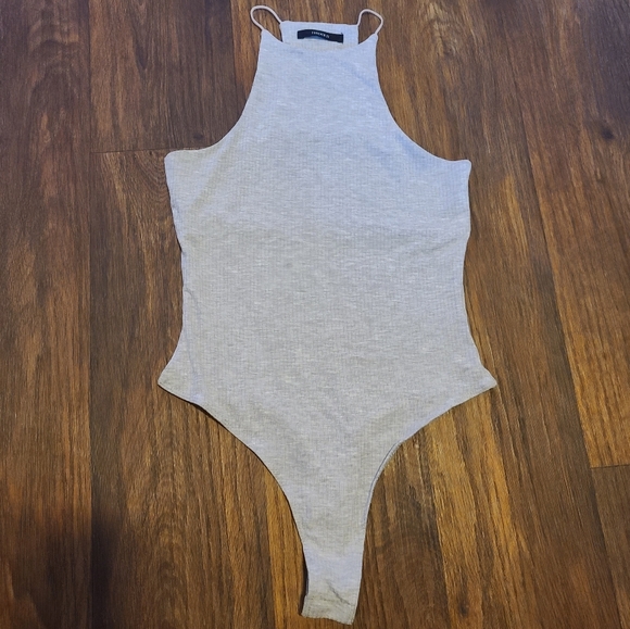 Forever 21 Tops - Forever 21 Gray Bodysuit